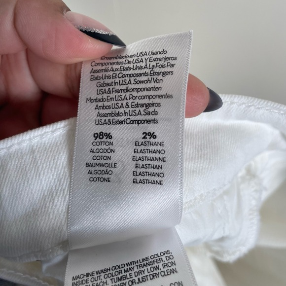 MOTHER The Weekender Totally Innocent White Flare Jeans Women Size 31 - Picture 6 of 12